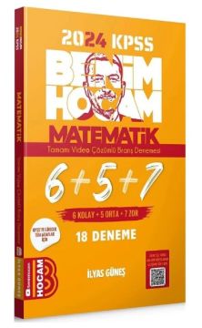 Benim Hocam 2024 KPSS Matematik 6+5+7 18 Deneme