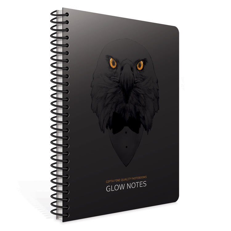 Gıpta Glow Notes Kartal Spiralli Karton Kapak 100 Yaprak A4 Çizgili Defter