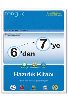 Tonguç Akademi 6. Sınıf 6'dan 7'ye Hazırlık Kitabı