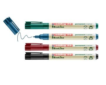 Edding 25 Ecoline 4 Renk Doldurulabilir Permanent Marker