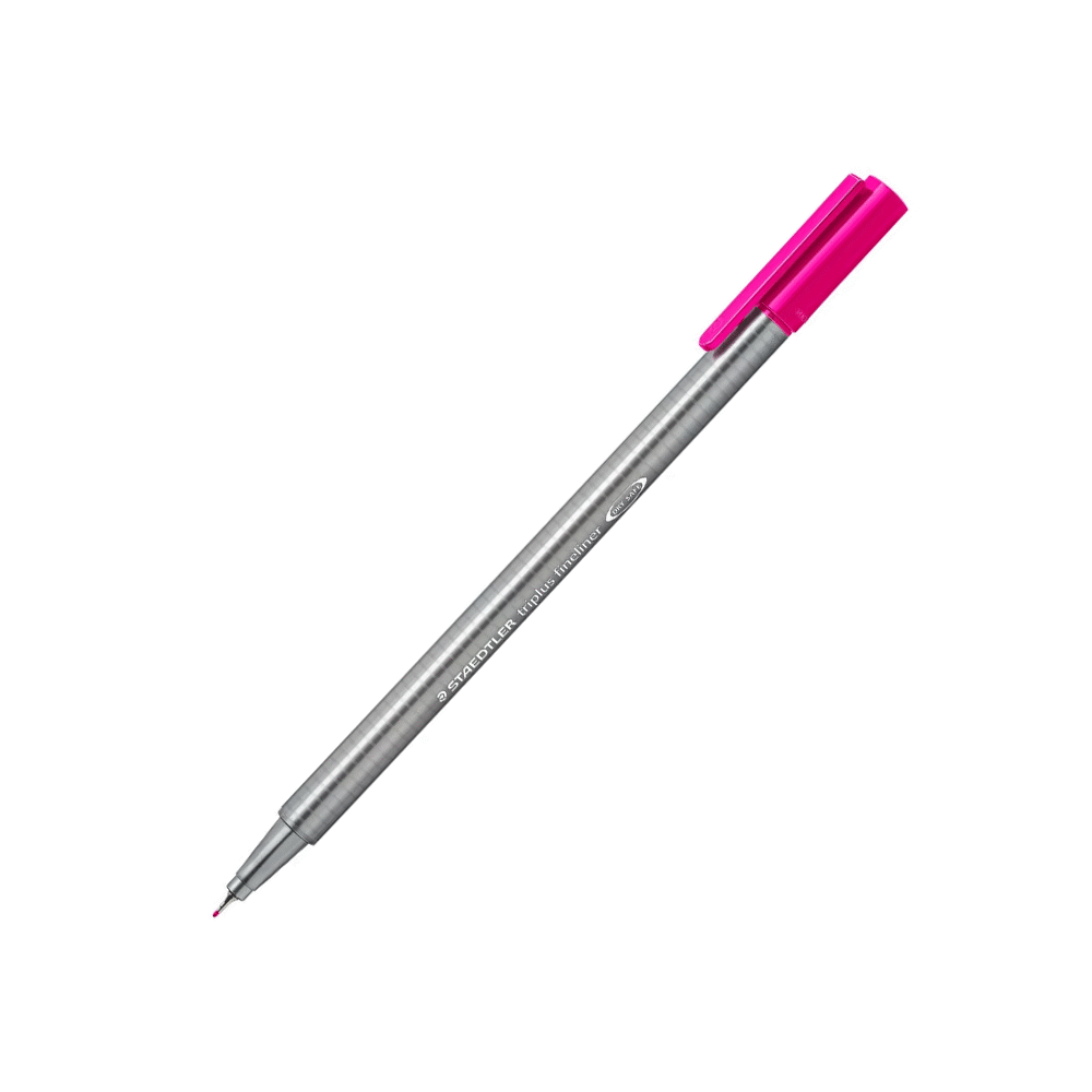 Staedtler Triplus Üçgen Gövde 0.3 mm Pembe Fineliner Kalem 334/20