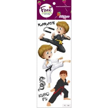 Face Karate Sticker Seti FC-149