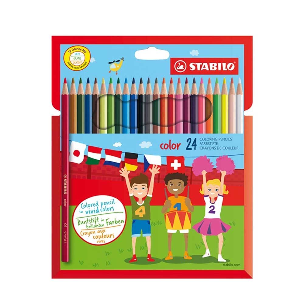 Stabilo Color 24 Renk Kuru Boya