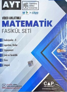 Çap Yayınları AYT Matematik Video Anlatımlı Fasikül Seti