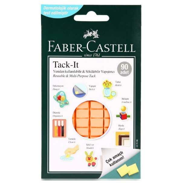 Faber Castell Tack-It Turuncu 90 Parça 50 gr Hamur Yapıştırıcı