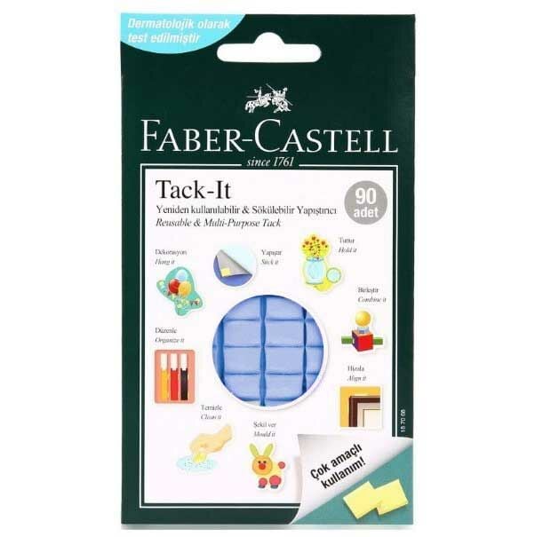 Faber Castell Tack-It Mavi 90 Parça 50 gr Hamur Yapıştırıcı