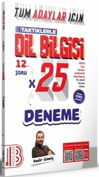 Benim Hocam Tüm Sınavlar İçin Dil Bilgisi Taktiklerle 25 Deneme