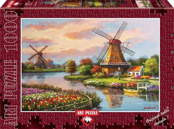 Art Puzzle Yel Değirmenleri 1000 Parça Puzzle