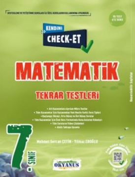 Okyanus Yayınları 7. Sınıf Matematik Kendini Check Et Tekrar Testleri