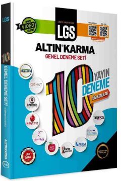 Altın Karma 8. Sınıf LGS 10 Yayın 10 Deneme Seti