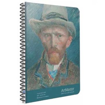 Gıpta Art Master Spiralli Van Gogh Karton Kapak 100 Yaprak 19*26 Çizgili Defter