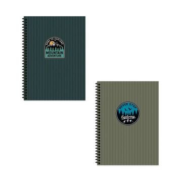 Keskin Color Outdoor Spiralli Sert Kapak 80 Yaprak 17*24 Kareli 2'li Defter Seti