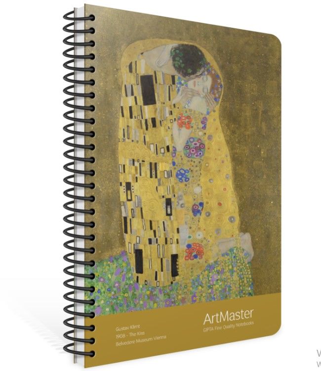 Gıpta Art Master Spiralli The Kiss Karton Kapak 100 Yaprak 19*26 Çizgili Defter