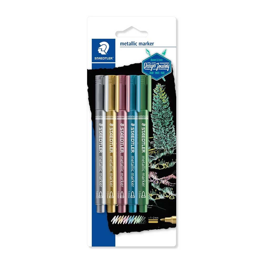 Staedtler 5 Renk Metalik Marker