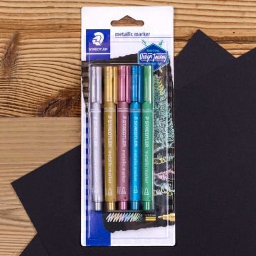 Staedtler 5 Renk Metalik Marker