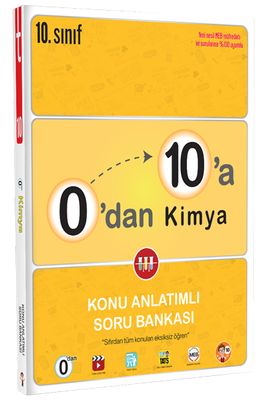 Tonguç Akademi 10. Sınıf 0'dan 10'a Kimya Konu Anlatımlı Soru Bankası