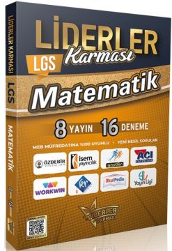 Liderler Karması 8. Sınıf LGS Matematik 8 Yayın 16 Deneme