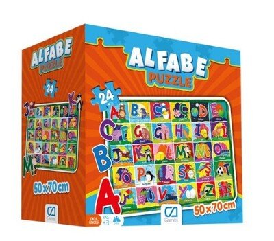 CA Games Alfabe 24 Parça Eğitici Yer Puzzle