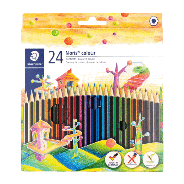 Staedtler Noris Colour 24 Renk Kuru Boya