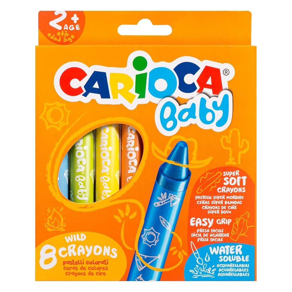 Carioca Baby 8 Renk Yumuşak Pastel Boya