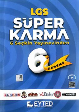 EYTED Yayınları 8. Sınıf LGS Süper Karma 6 Deneme