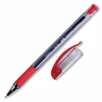 Faber Castell İğne Uç 1425 Kırmızı Tükenmez Kalem