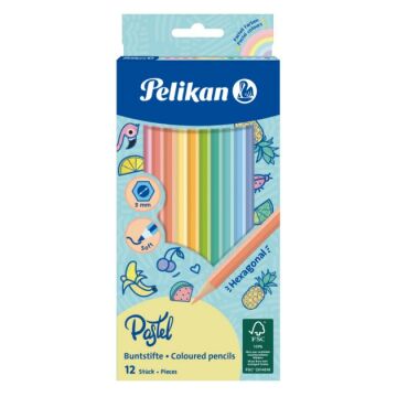 Pelikan Soft 12 Renk Pastel Kuru Boya