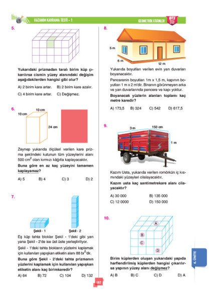 Sınav Yayınları 5. Sınıf Matematik Soru Bankası