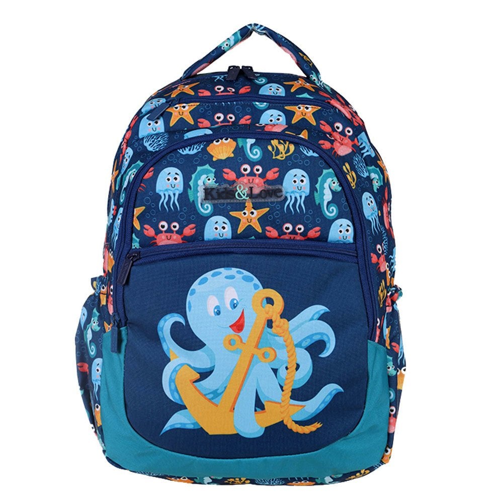 Kaukko Kids Love L5085 Design Ahtapot Sırt Çantası