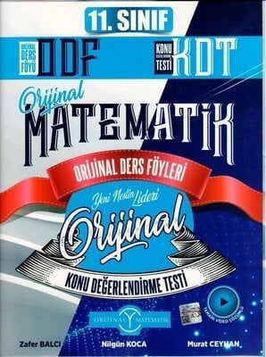 Orijinal Yayınları 11. Sınıf Matematik ODF KDT Seti