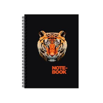 Keskin Color Jungle Spiralli Sert Kapak 100 Yaprak 17*24 Çizgili 4'lü Defter Seti