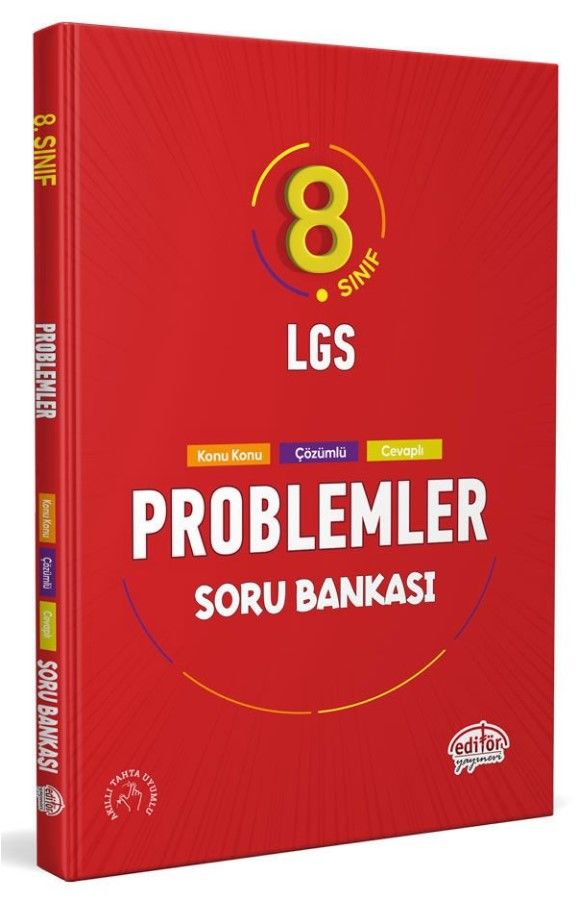 Editör Yayınları 8. Sınıf LGS Problemler Soru Bankası