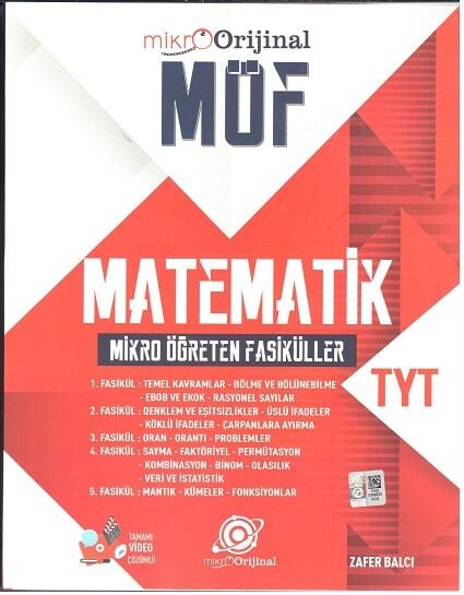 Orijinal Yayınları TYT Matematik MÖF Mikro Öğreten Fasiküller