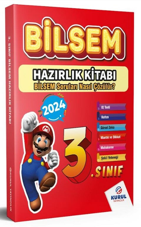 Kurul Yayınları 2024 3. Sınıf Bilsem Hazırlık Kitabı