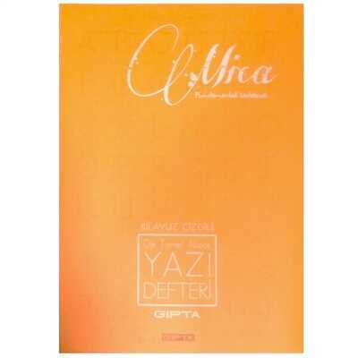 Gıpta Mica Dikişli Turuncu Plastik Kapak 40 Yaprak A4 Kılavuz Çizgili Dik Temel Yazı Defteri