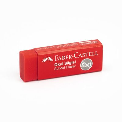 Faber Castell Kırmızı Büyük Boy Silgi