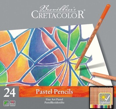 Cretacolor 24 Renk Metal Kutulu Fine Art Pastel Kalem Seti 470 24