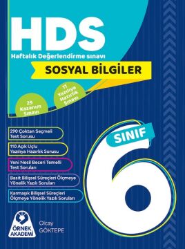 Örnek Akademi 6. Sınıf Sosyal Bilgiler HDS Haftalık Değerlendirme Sınavı