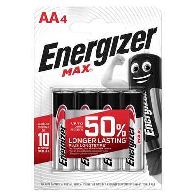 Energizer Max 4'lü Kalem Pil AA 1.5V