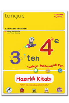 Tonguç Akademi 4. Sınıf 3'ten 4'e Hazırlık Kitabı