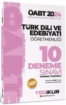 Yediiklim Yayınları 2024 ÖABT Türk Dili ve Edebiyatı Öğretmenliği 10 Deneme