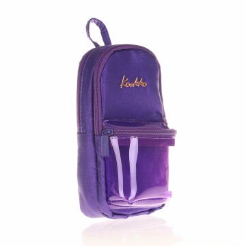 Kaukko K2502 Magical Junior Bag Transparent Mor Kalem Çantası