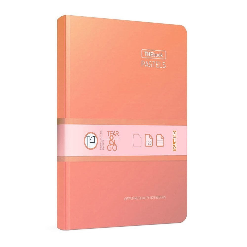 Gıpta The Book Pastels İplik Dikişli Pastel Pembe Sert Kapak 120 Yaprak 14*20 Çizgisiz Defter