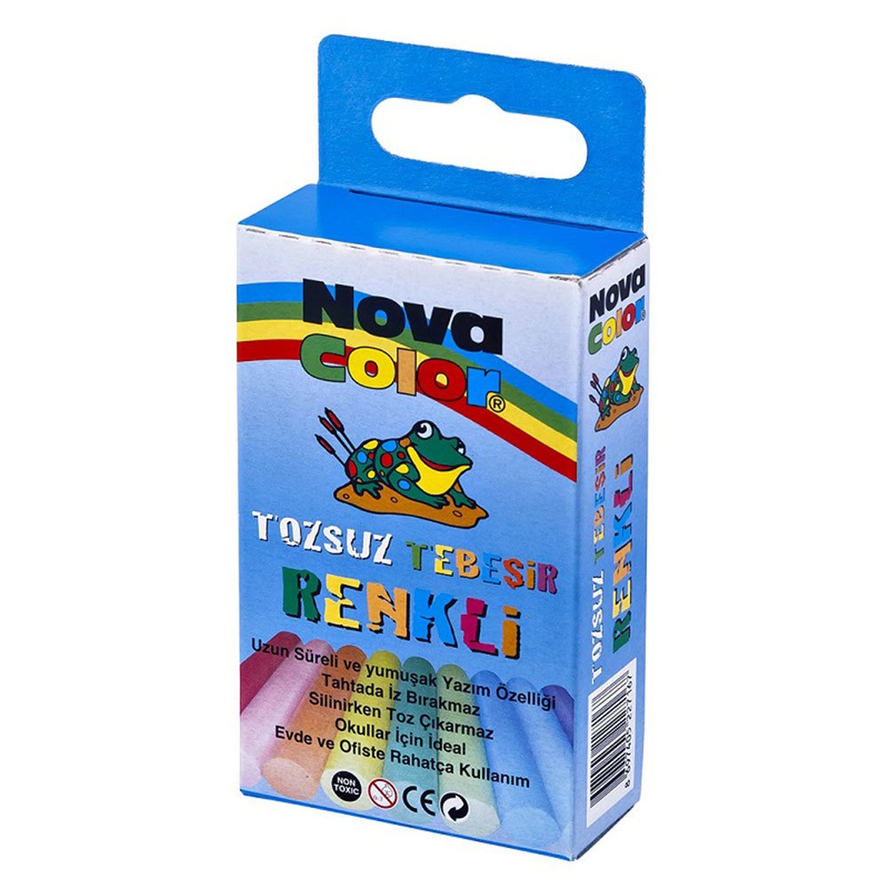 Nova Color 10 Renk Tozsuz Tebeşir