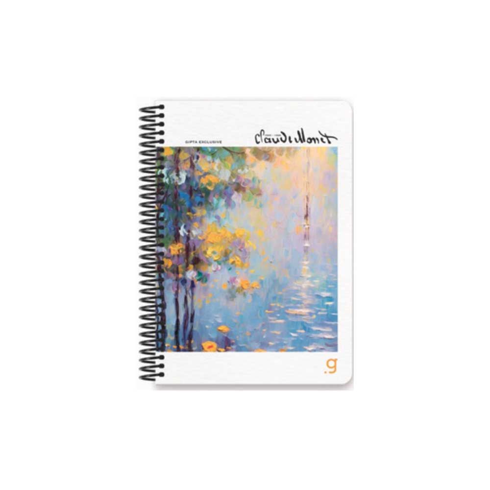 Gıpta Exclusive Monet Spiralli Autumn Sert Kapak 100 Yaprak 17*24 Çizgisiz Defter