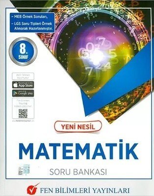 Fen Bilimleri Yayınları 8. Sınıf Matematik Soru Bankası