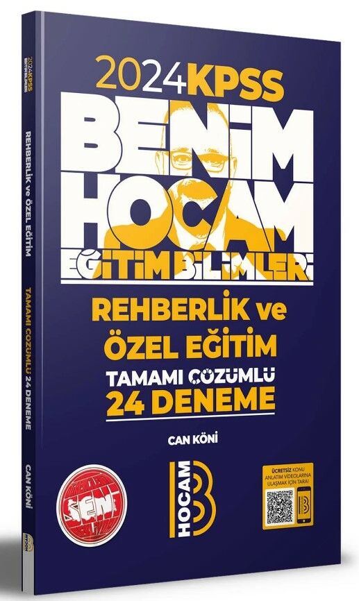 Benim Hocam 2024 KPSS Eğitim Bilimleri Rehberlik ve Özel Eğitim 24 Deneme