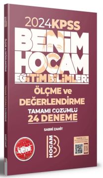 Benim Hocam 2024 KPSS Eğitim Bilimleri Ölçme ve Değerlendirme 24 Deneme