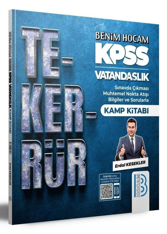 Benim Hocam 2024 KPSS Vatandaşlık Tekerrür Kamp Kitabı