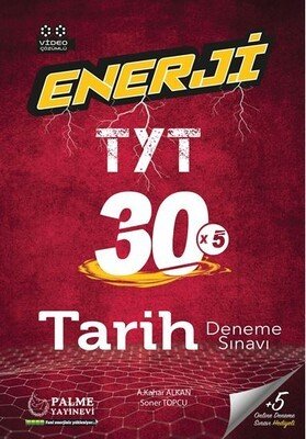 Palme Yayınları TYT Tarih Enerji 30 Deneme